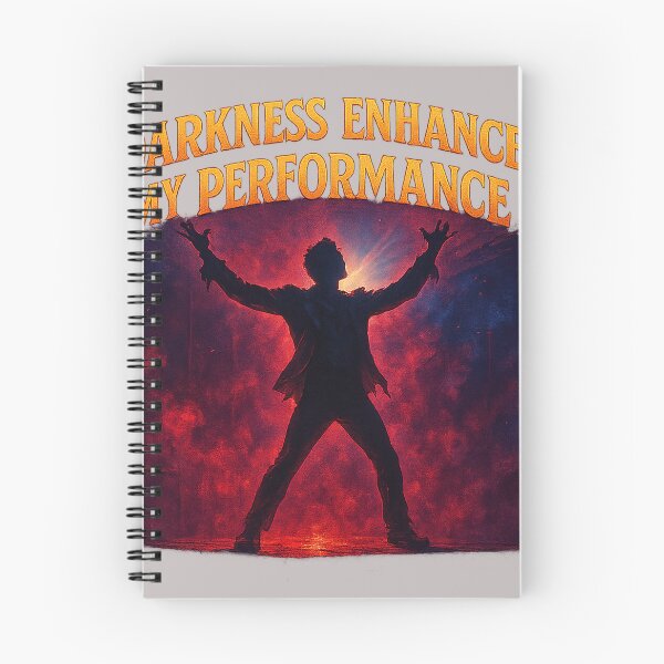 Item preview, Darkness Enhances My Performance (v2) - HHN - Halloween Horror Nights 2025 - Universal Studios designed and sold by Theme Snark.
