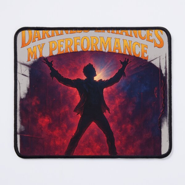 Item preview, Darkness Enhances My Performance (v2) - HHN - Halloween Horror Nights 2025 - Universal Studios designed and sold by Theme Snark.