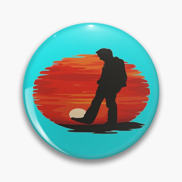 Item preview, Sun Juggler – Football Silhouette at Sunset designed and sold by Gentelman@rtStudio.