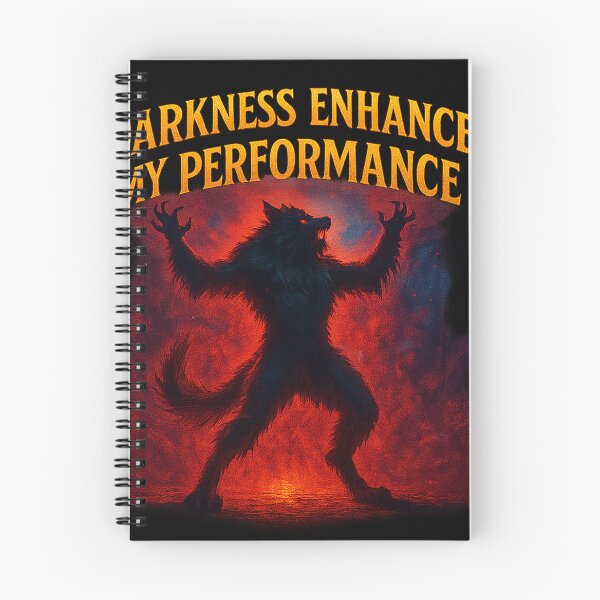 Item preview, Halloween Horror Nights - Darkness Enhances My Performance (v1) - HHN - Halloween Horror Nights 2025 - Universal Studios designed and sold by Theme Snark.