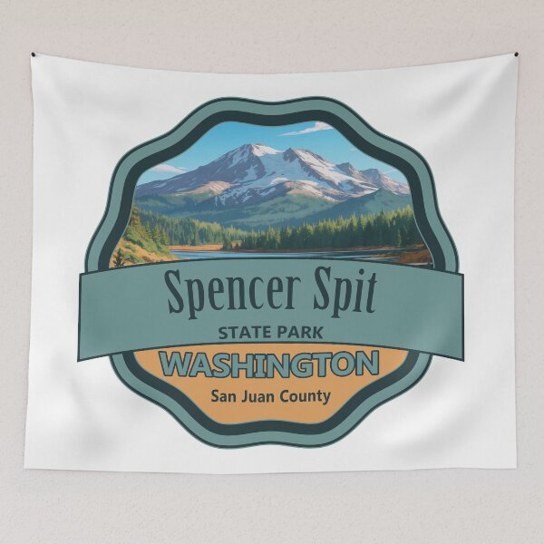 Item preview, Spencer Spit State Park, San Juan County, Washington designed and sold by Wanderful-roads.