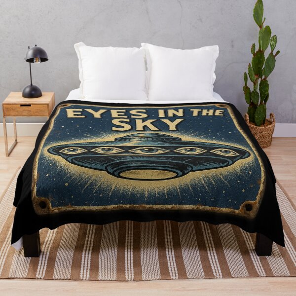 Item preview, Eyes in the Sky – Alien Surveillance Vintage Look designed and sold by Girih.