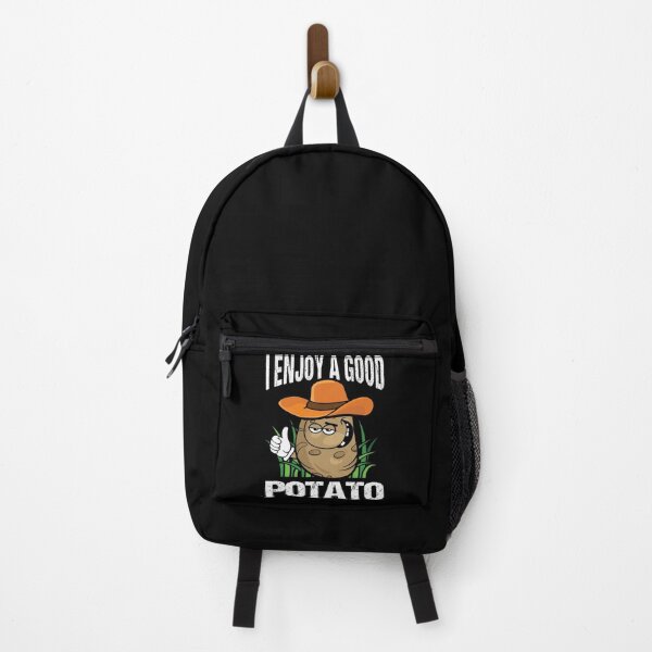 Item preview, I Enjoy a Good Potato – Funny Cowboy Potato Vegan Humor designed and sold by Dmetalx Art Apparel.