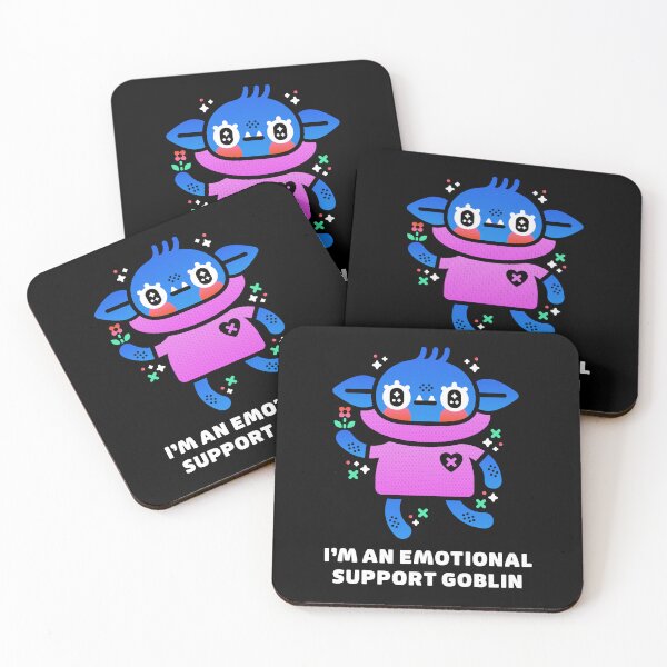 Item preview, I’m An Emotional Support Goblin Funny Cute Creature Design designed and sold by musingtreeart.