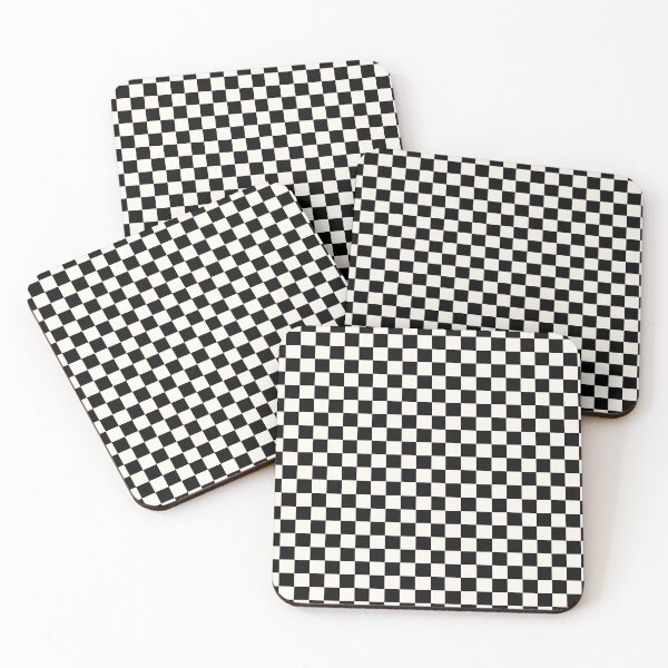 Item preview, Retro Checkerboard Pattern – Classic Black and White Grid designed and sold by StickyHumor.