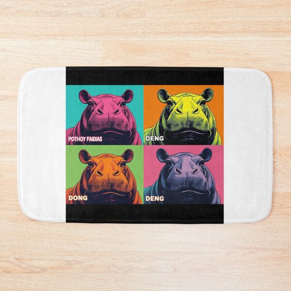 Item preview, Moo Deng Pop Art Warhol Style Portrait designed and sold by amazingman60.