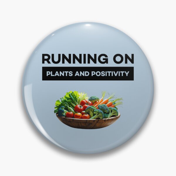 Item preview, Running on Plants and Positivity designed and sold by Twittlefish.