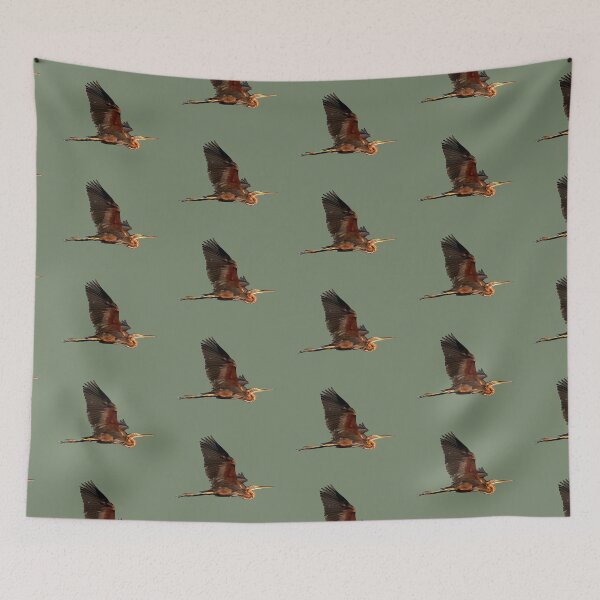 Item preview, Side-Flying Reddish Egret designed and sold by ViktoriaLens.