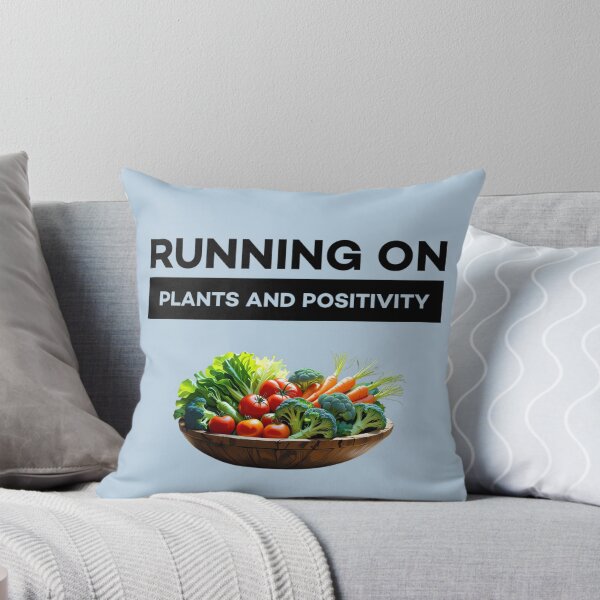 Item preview, Running on Plants and Positivity designed and sold by Twittlefish.