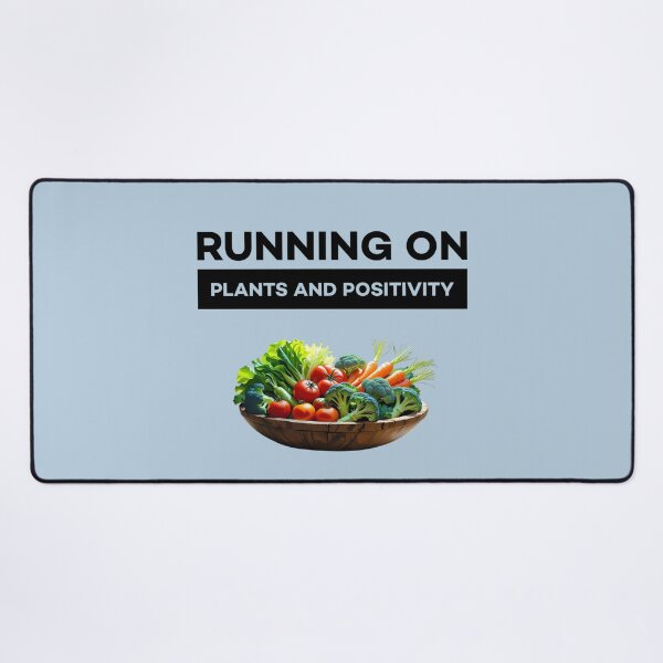 Item preview, Running on Plants and Positivity designed and sold by Twittlefish.