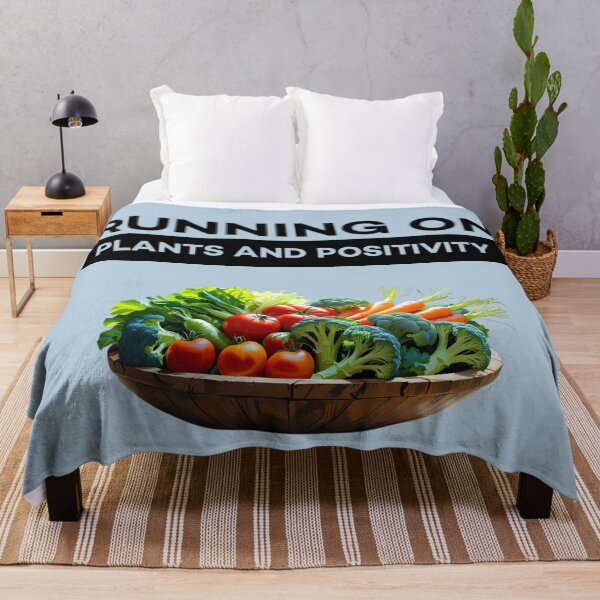 Item preview, Running on Plants and Positivity designed and sold by Twittlefish.