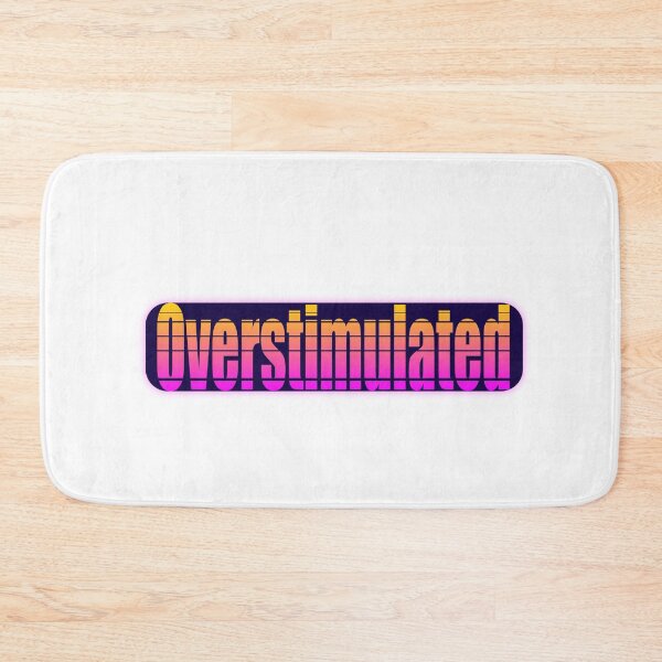 Item preview, Overstimulated Vaporwave designed and sold by nostakesart.