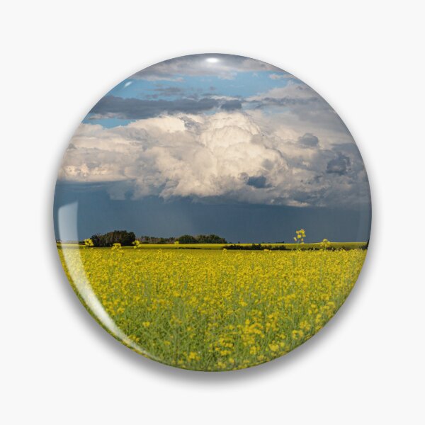 Item preview, Close Up Canola Field and Storm Clouds designed and sold by Don Arsenault.