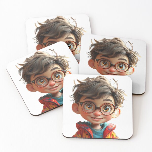 Item preview, Playful Cartoon Boy with Big Smile designed and sold by Pixelzo.