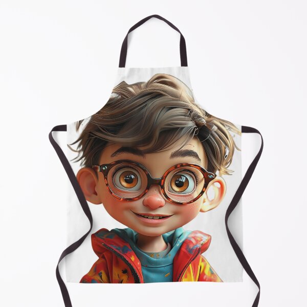 Item preview, Playful Cartoon Boy with Big Smile designed and sold by Pixelzo.