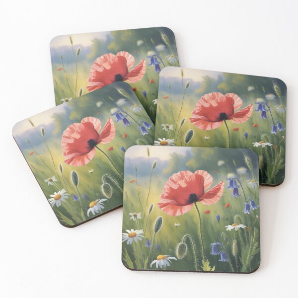 Item preview, Majestic poppy,oil paint. designed and sold by elegantpaterns.