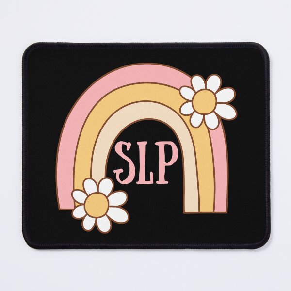 Item preview, Retro Rainbow SLP – Speech Language Pathologist Gift designed and sold by Dream Tangle .