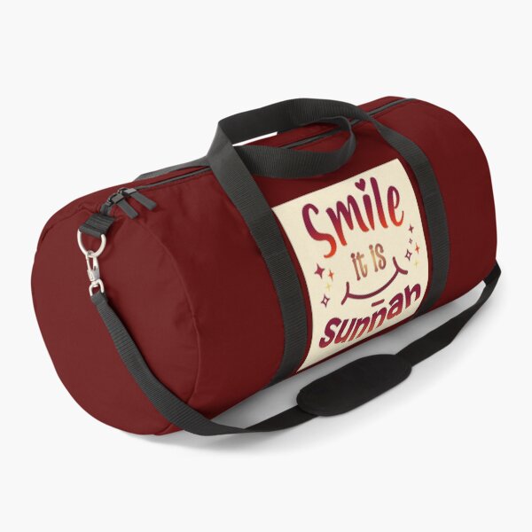 Item preview, Smile, It’s Sunnah ( red )– Islamic Positivity Design designed and sold by D-Islamic.