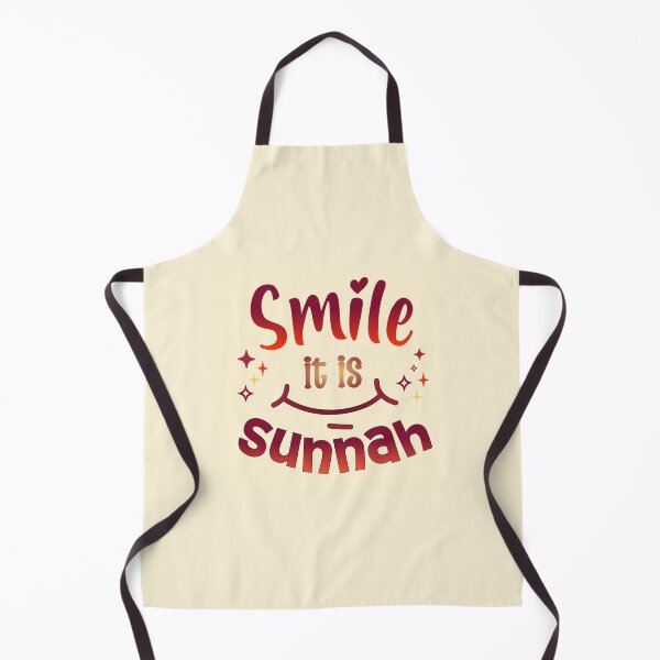 Item preview, Smile, It’s Sunnah ( red )– Islamic Positivity Design designed and sold by D-Islamic.