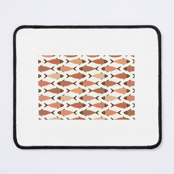 Item preview, Boho Sardine Pattern – Seamless Retro Fish Design designed and sold by StickyHumor.