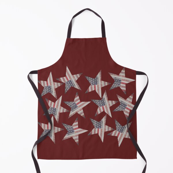 Item preview, Rustic Stars With US Flag Details Red White And Blue designed and sold by art64.