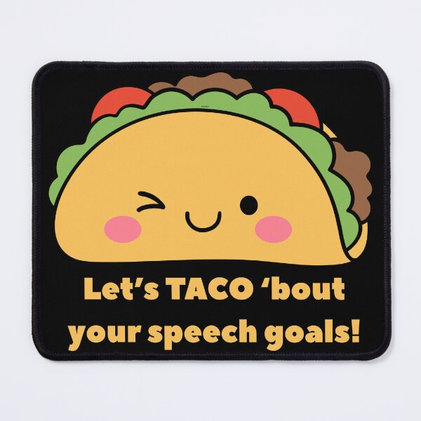 Item preview, Welcome Back – Let’s TACO ’bout Speech Therapy designed and sold by Dream Tangle .