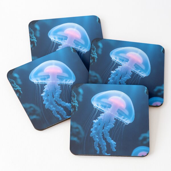 Item preview, Luminous Drift: The Ethereal Jellyfish designed and sold by oanaunciuleanu.