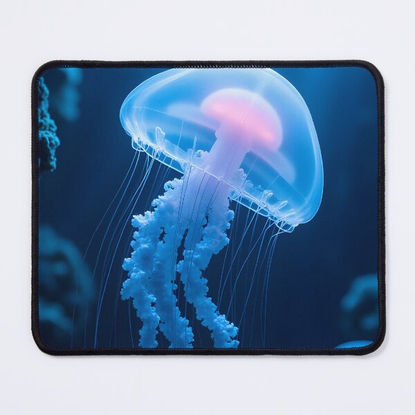 Item preview, Luminous Drift: The Ethereal Jellyfish designed and sold by oanaunciuleanu.
