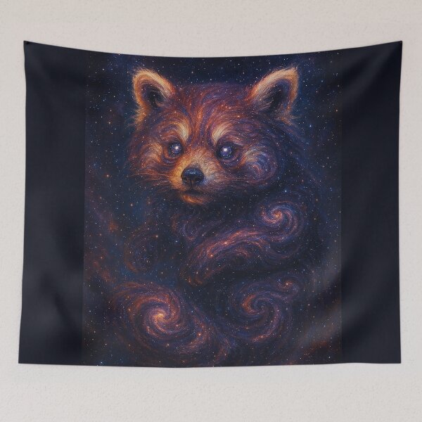 Item preview, Galactic Red Panda Stargazer designed and sold by Owcomm.