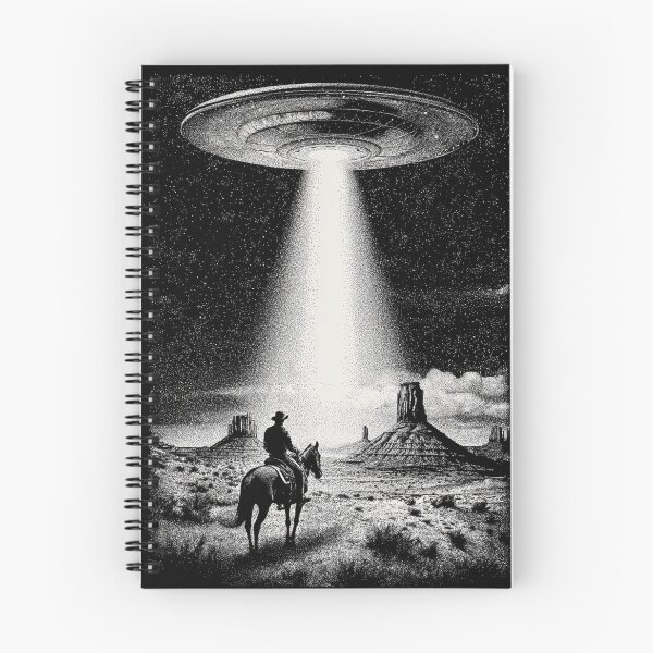 Item preview, Cowboy UFO Desert Encounter designed and sold by Blurbean.