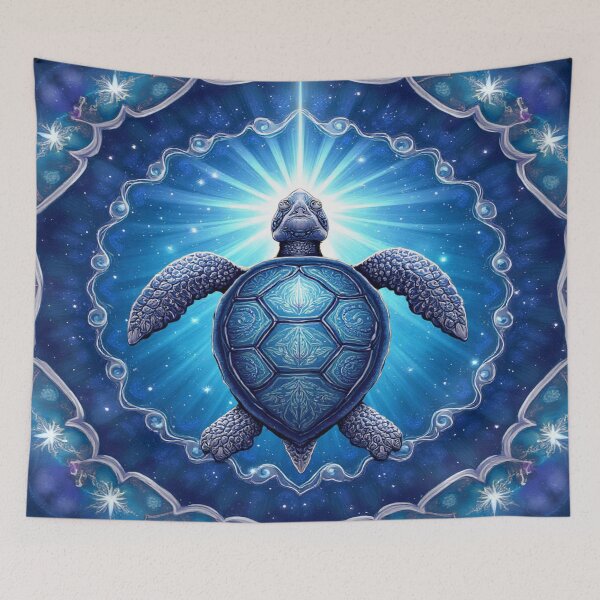 Item preview, "Cosmic Turtle - Chakras & Mandalas: Spiral Serenity" designed and sold by Ralek.