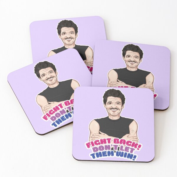 Item preview, Fight Back! Don't Let Them Win! - Pedro Pascal Quote designed and sold by teshiiexart.