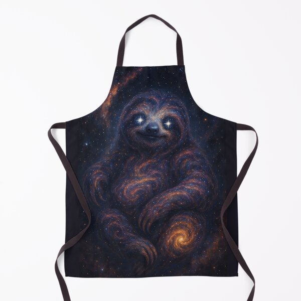 Item preview, Cosmic Sloth: Starry Eyed Galactic Creature with Swirling Nebulae designed and sold by Owcomm.
