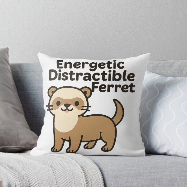 Item preview, Energetic Distractible Ferret designed and sold by ndmedia.