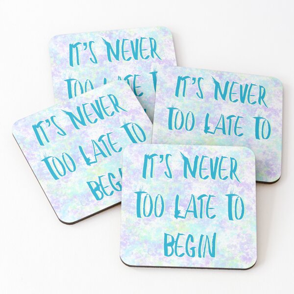 Item preview, Never Too Late To Begin designed and sold by EmJCreations.