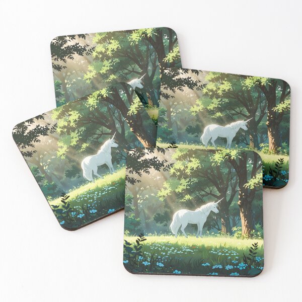 Item preview, Unicorn Sunlit Forest Sanctuary designed and sold by Ledsor.