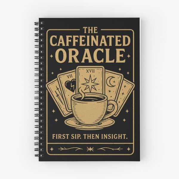 Item preview, The Caffeinated Oracle - Tarot-Inspired Coffee Design designed and sold by FashCode.