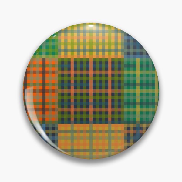 Artikelvorschau, Gingham Patchwork Karomuster Grün Blau Orange 2 entworfen und verkauft von kierkegaard.