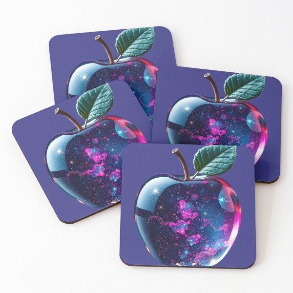Item preview, Cosmic Galaxy Apple - Space Universe Fruit Nebula Abstract Art designed and sold by AbdS07.