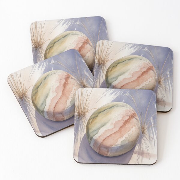 Item preview, Earthy Watercolor, Olive Green, Terracotta and Beige Stone designed and sold by SilentSpirits.