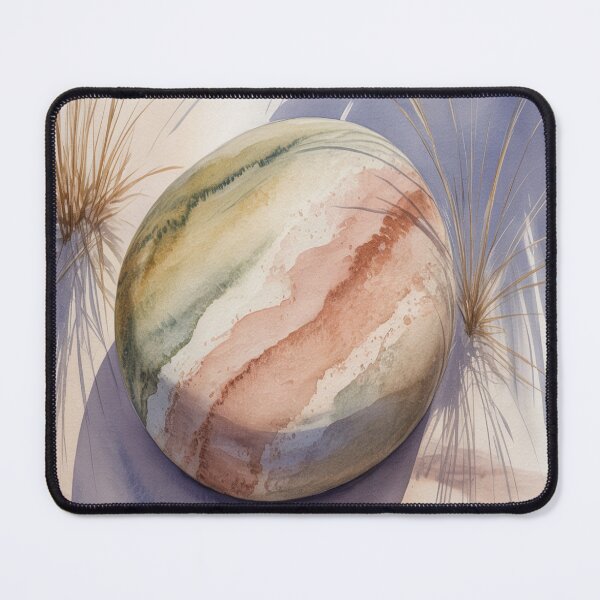 Item preview, Earthy Watercolor, Olive Green, Terracotta and Beige Stone designed and sold by SilentSpirits.