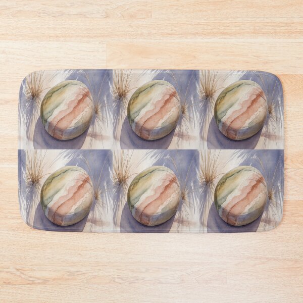 Item preview, Earthy Watercolor, Olive Green, Terracotta and Beige Stone designed and sold by SilentSpirits.