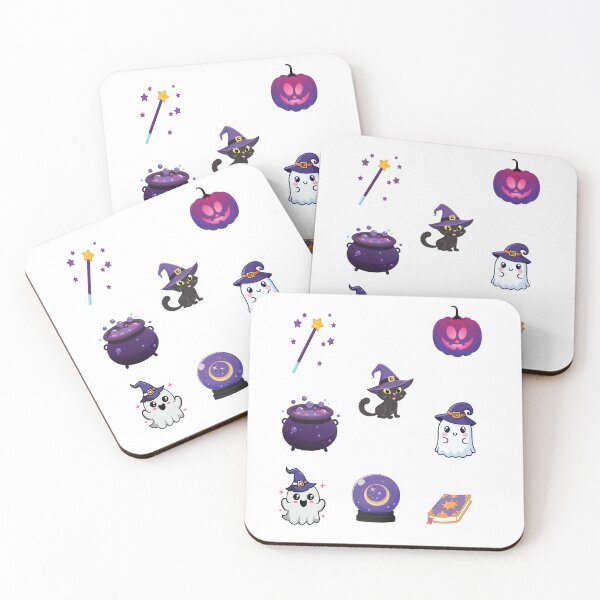 Item preview, Cute Halloween Magic Stickers Pack designed and sold by stylishsketcher.