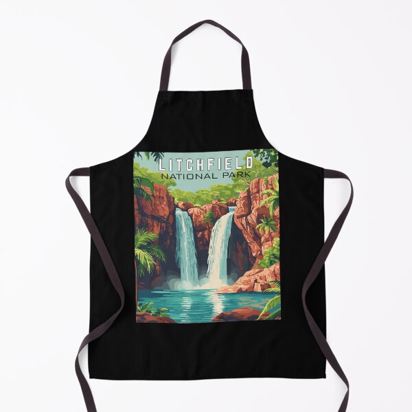 Item preview, Litchfield National Park in Australia, Vintage Art Travel Landscape designed and sold by MaateoDesign.