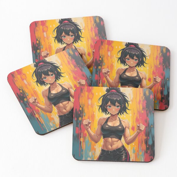 Item preview, Fitness Anime Vibrant Colors designed and sold by JonelleTshirts.