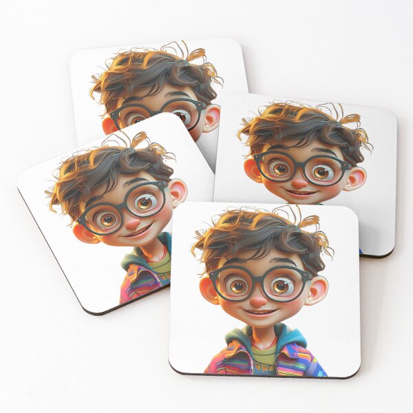 Item preview, Playful Cartoon Boy with Big Smile designed and sold by Pixelzo.