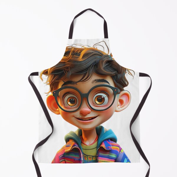Item preview, Playful Cartoon Boy with Big Smile designed and sold by Pixelzo.