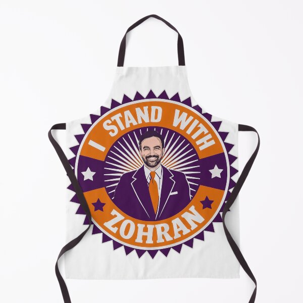 Item preview, "Vintage I Stand With Zohran Mamdani NYC Mayor Campaign T-Shirt Design Bold Retro Emblem Style Political Badge Classic 70s Vibes" designed and sold by Brian Hibbs.