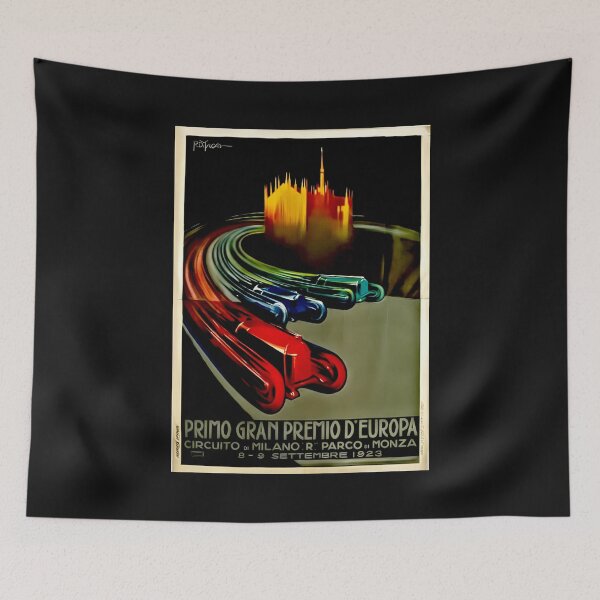 Item preview, Blast from the past Monza 1923  Vintage  poster designed and sold by Helios Be. Lavsh.
