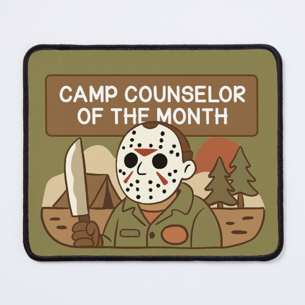 Item preview, Camp Counselor of the Month designed and sold by Cursed but Cute.
